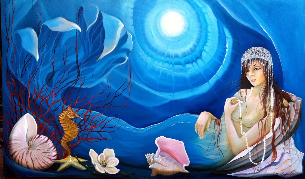 6’x 42” oil on canvas.  ‘Savanna Prays ‘